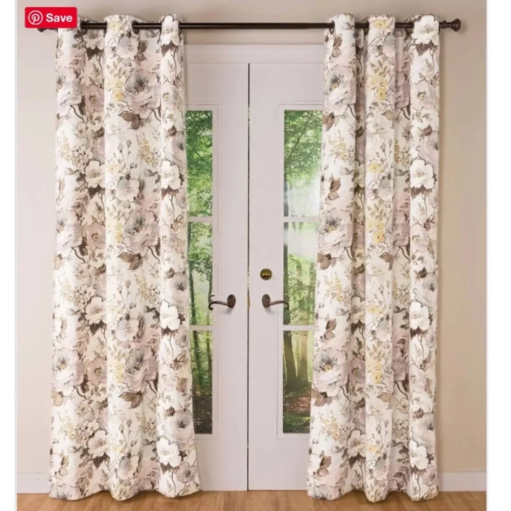Thermalogic Insulated BellaDonna Floral Grommet-Top Curtain Pairs